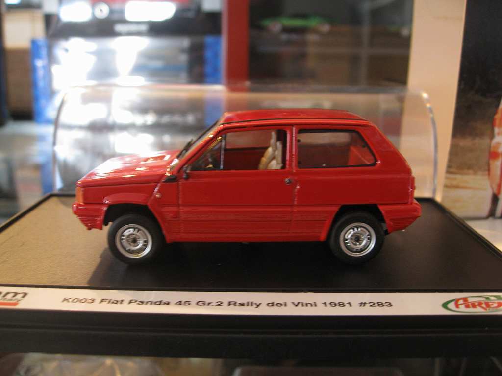 * Italy buy Blum 1/43FIAT Panda 45 Rally Gr.2Rally del Vini1981#283 rosso *