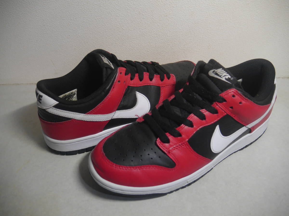 ヤフオク! - NIKE DUNK LOW ダンク ロー BK x RED x WHT シカ