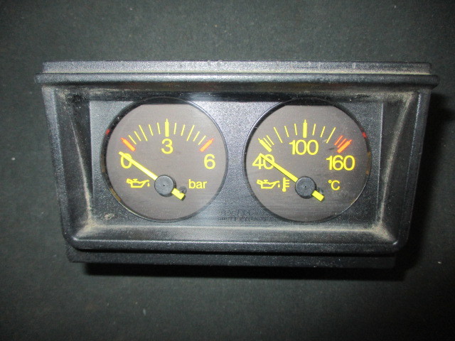 # Lancia delta integrale 8V meter used 176299980 parts taking equipped oil pressure oil temp gauge oil pressure gauge oil temperature gauge #
