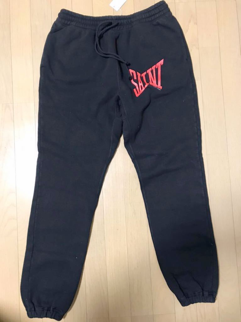 SAINT M×××××× SWEAT PANT LOGO スウエット パンツ セントマイケル SAINT MICHAEL レディメイド サイズM_画像1