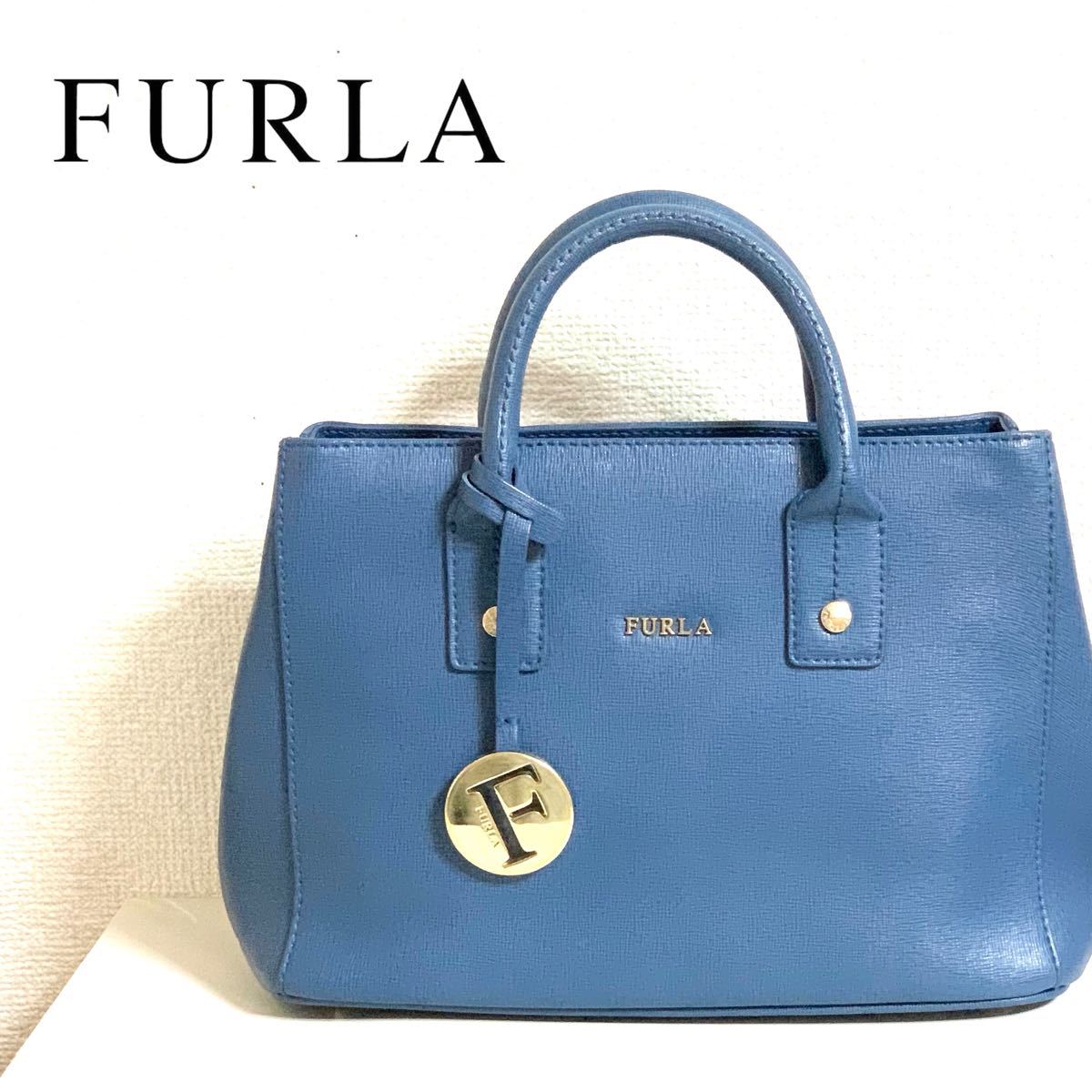 【超美品】FURLA フルラ　リンダ　ミニ　トートバッグ　ショルダーバッグ ハンドバッグ 2wayバッグ