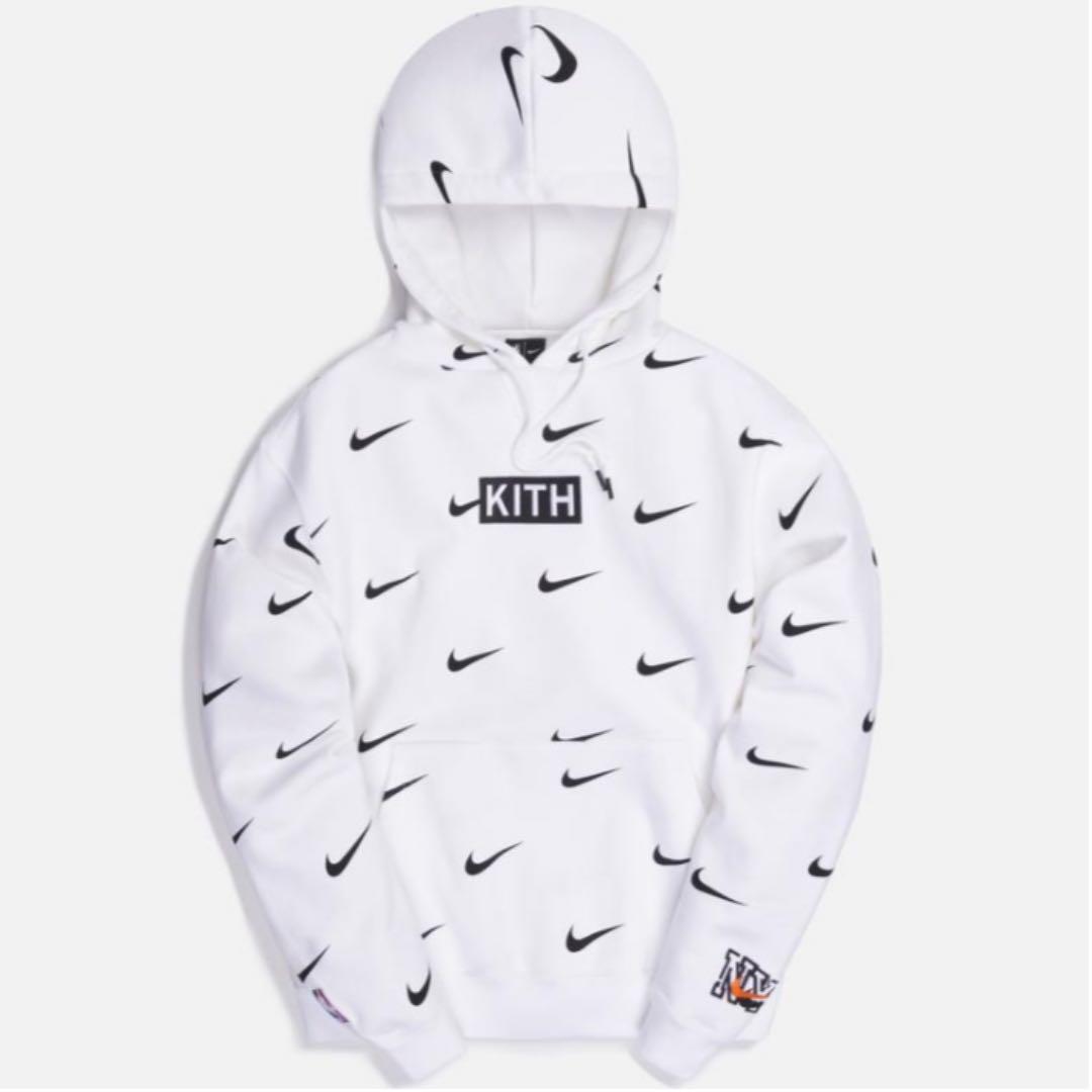 KITH NIKE NEW YORK KNICKS AOP HOODIE ナイキ ニューヨーク ニックス フーディ フーディー パーカー スウェット_画像1