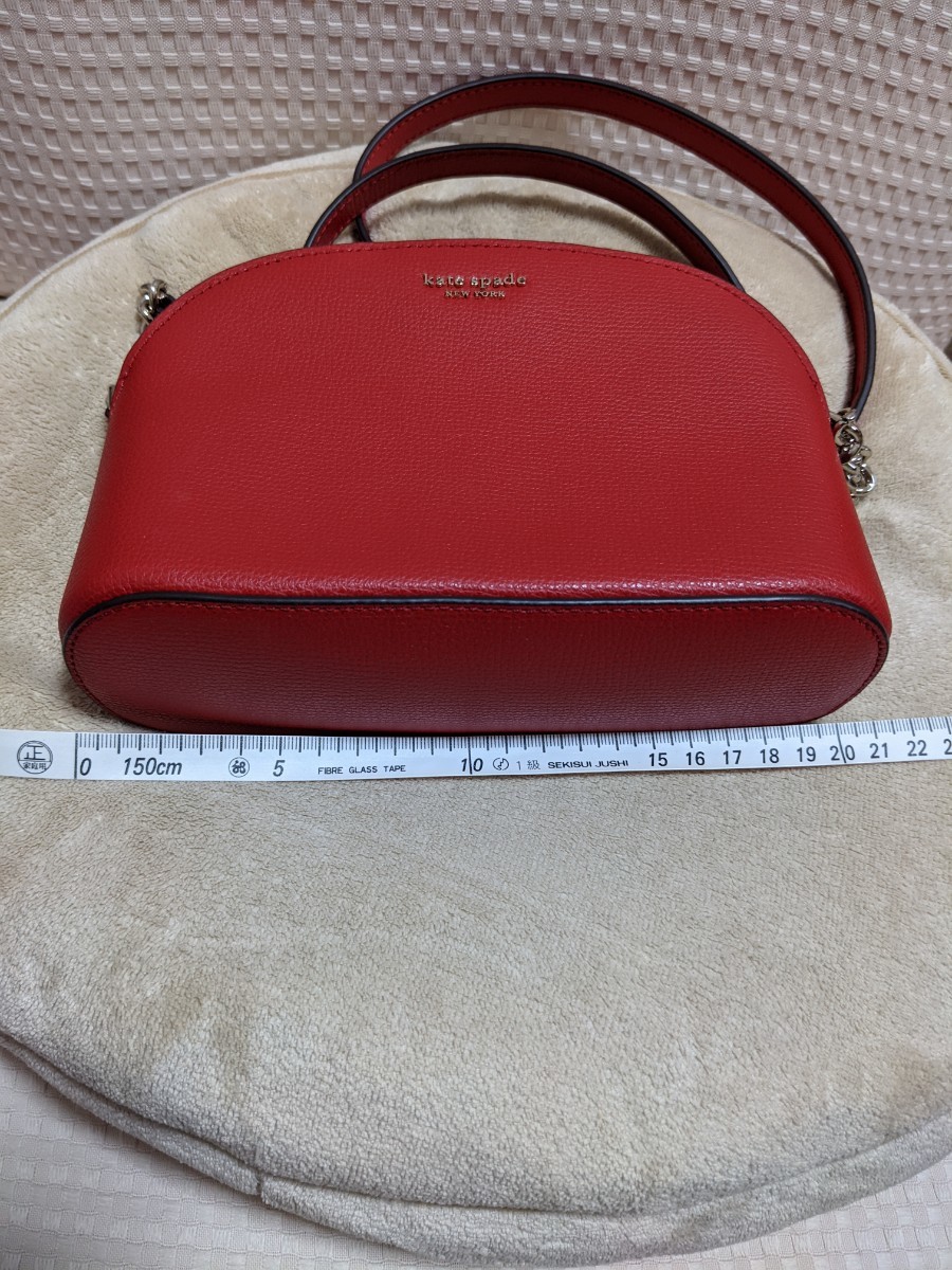 ケイトスペード ショルダーバッグ レッド 小さめ 肩紐調節 新品未使用 福袋 kate spade ケイトスペード ショルダーバッグ レッド 小さめ 肩紐調節 新品未使用 福袋 kate spade