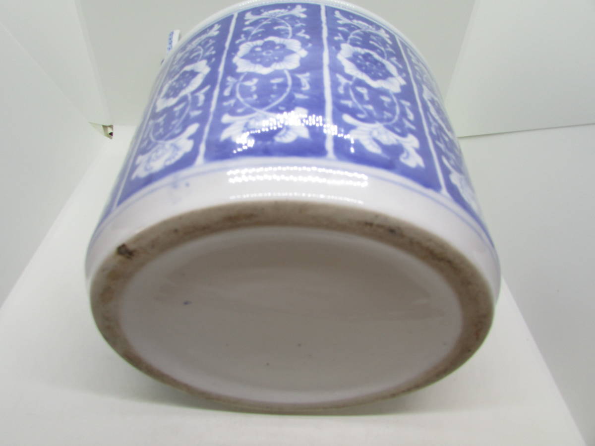 【送料無料】花瓶　手桶　陶器　(K391)　_画像8