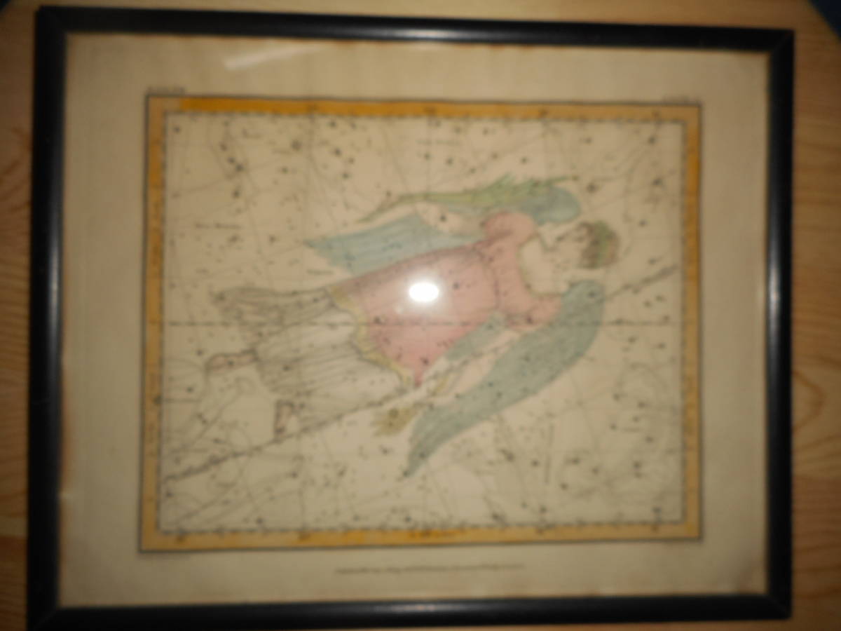  prompt decision antique, heaven lamp map, astronomy, star seat table record, star seat map .1822 year [jemi-son star map =. woman seat other ]Star map, Planisphere,Celestial atlas