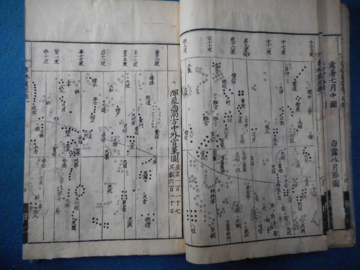 アンティーク、天球図、天文、星座早見盤、古星図、1699（元禄12）年『事林廣記巻1』江戸期和本、Star map, Planisphere, Celestial atlas_画像4