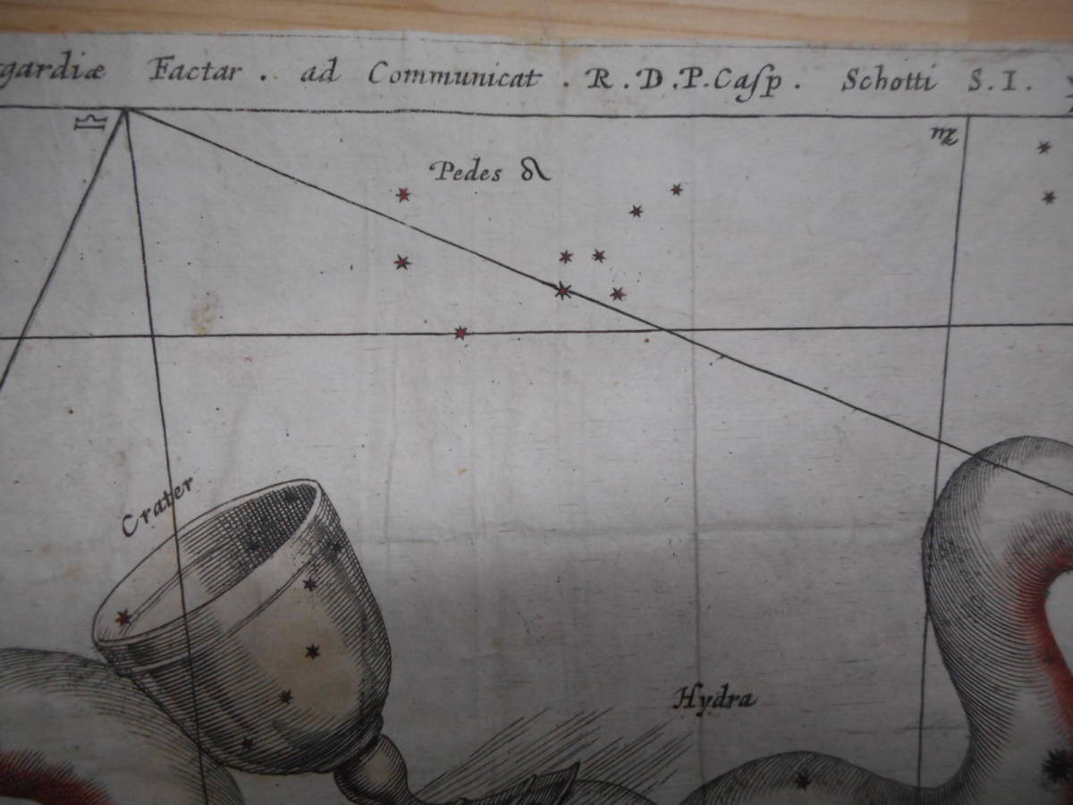 即決アンティーク、天文、天体、星座早見盤、天球図、手彩色木版画、星図、1670年頃『彗星出現図』Star map, Planisphere, Celestial atlas - 天文、宇宙 即決アンティーク、天文、天体、星座早見盤、天球図、手彩色木版画、星図、1670年頃『彗星出現図』Star map, Planisphere, Celestial atlas - 天文、宇宙