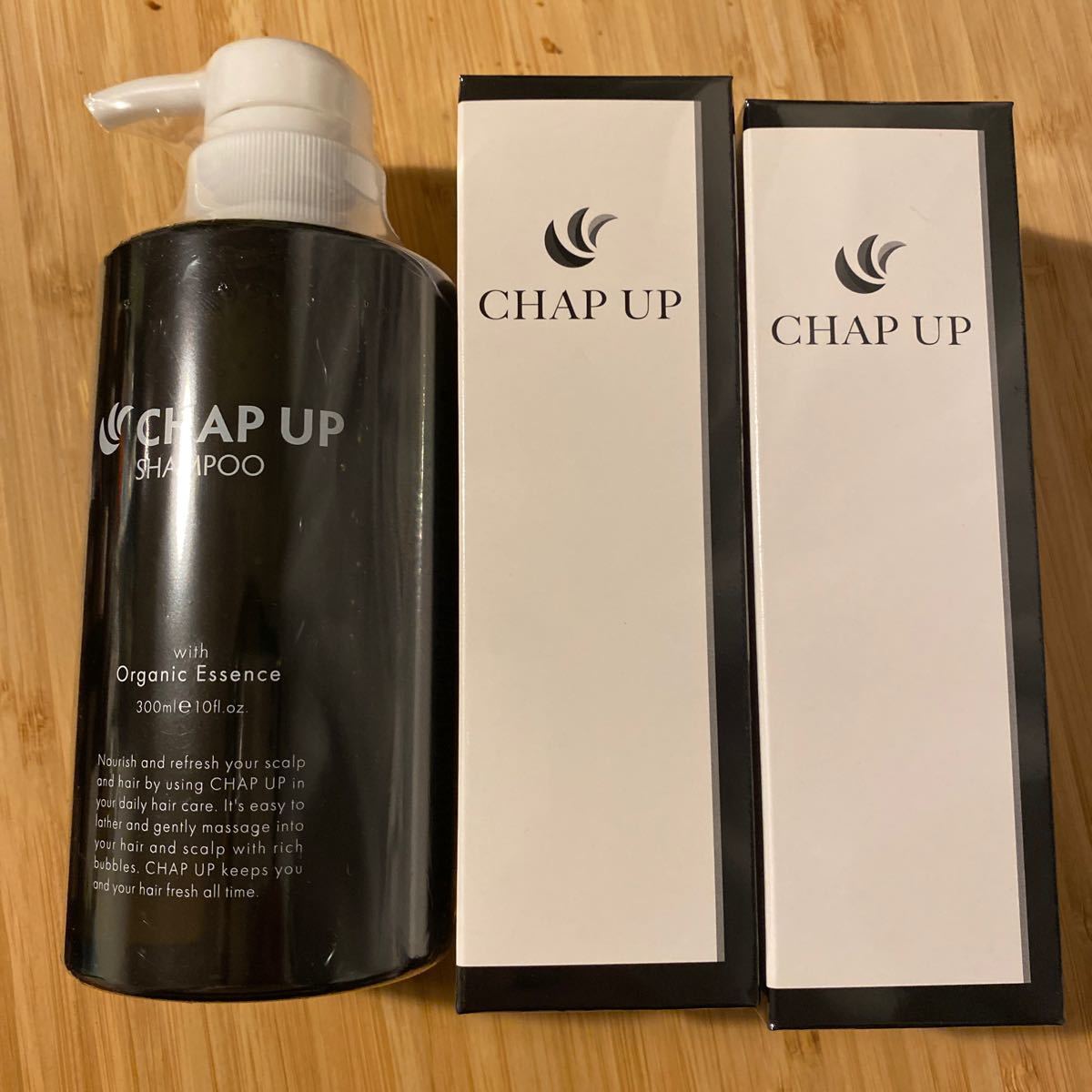 育毛ローション　シャンプー　スカルプケア　CHAP UP チャップアップ