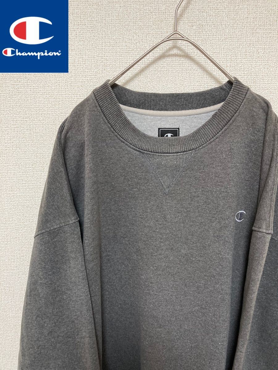 Champion スウェット　メキシコ製　90s リバースウィーブ　刺繍ロゴ　ＸＬ