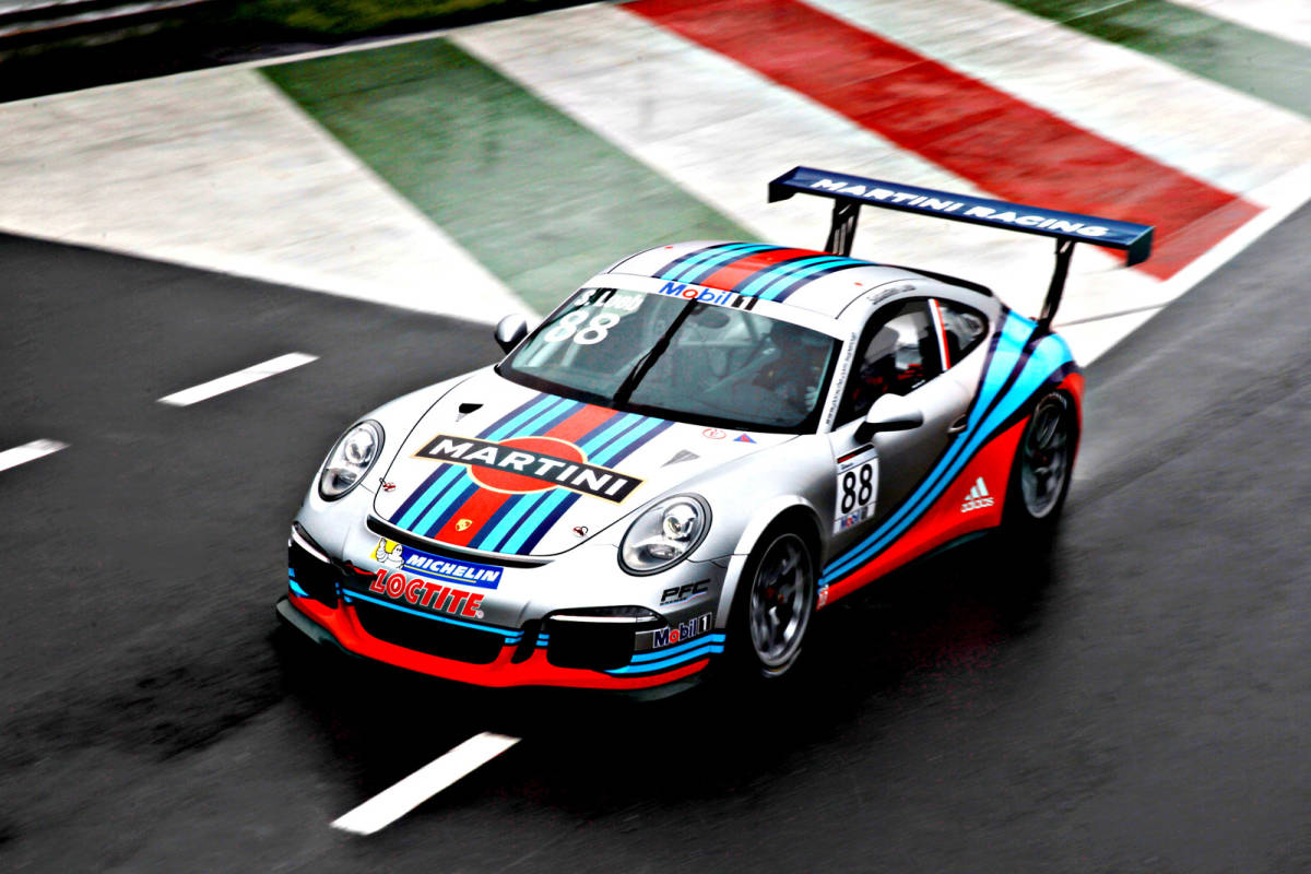 ★【Porsche MARTINI Racing Collection】【ポルシェ マルティーニ コレクション】 21 キャップ（CARRERA CUP GT Challenge）_画像8