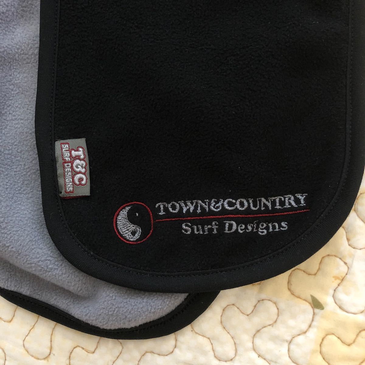 マフラー ネックウォーマー　TOWN&COUNTRY Surf Designs 黒