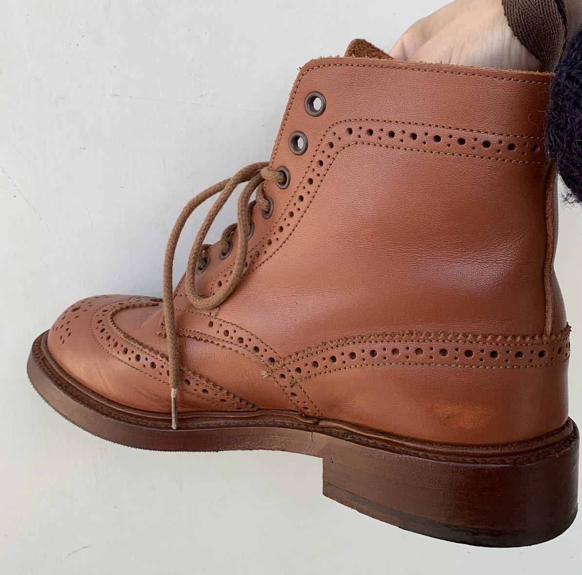 【良品】Trickerker‘ｓ　トリッカーズ　カントリーブーツ　レディース　L5180　MALTON　Brogue Boots　UK4.5　ウイングチップ_画像10