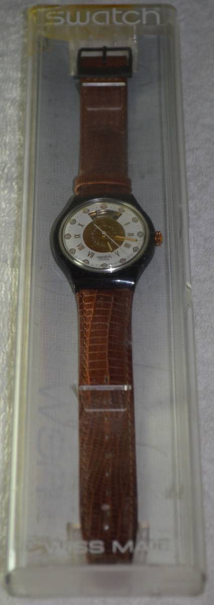 45[ не использовался товар ]*SWATCH Automatic 5th Avenue SAB101 Swatch самозаводящиеся часы Fifth avenue 1991 год Vintage неиспользуемый товар бесплатная доставка 