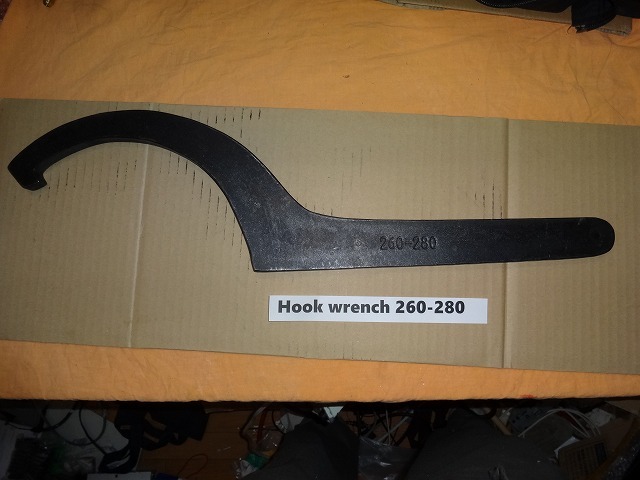 最新 260-280mm ハンドルステム・ロックリング 引っ掛けて回す工具