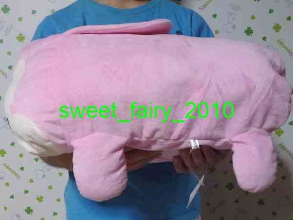  rabbit *BIG! pretty ... san soft toy cushion /... animal jpy tube BIG cushion / pink!
