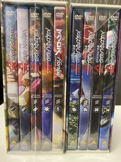 DVD　マクロスF　9巻セット　.ANIMEスペシャルバージョン　初回生産　BOX　レア