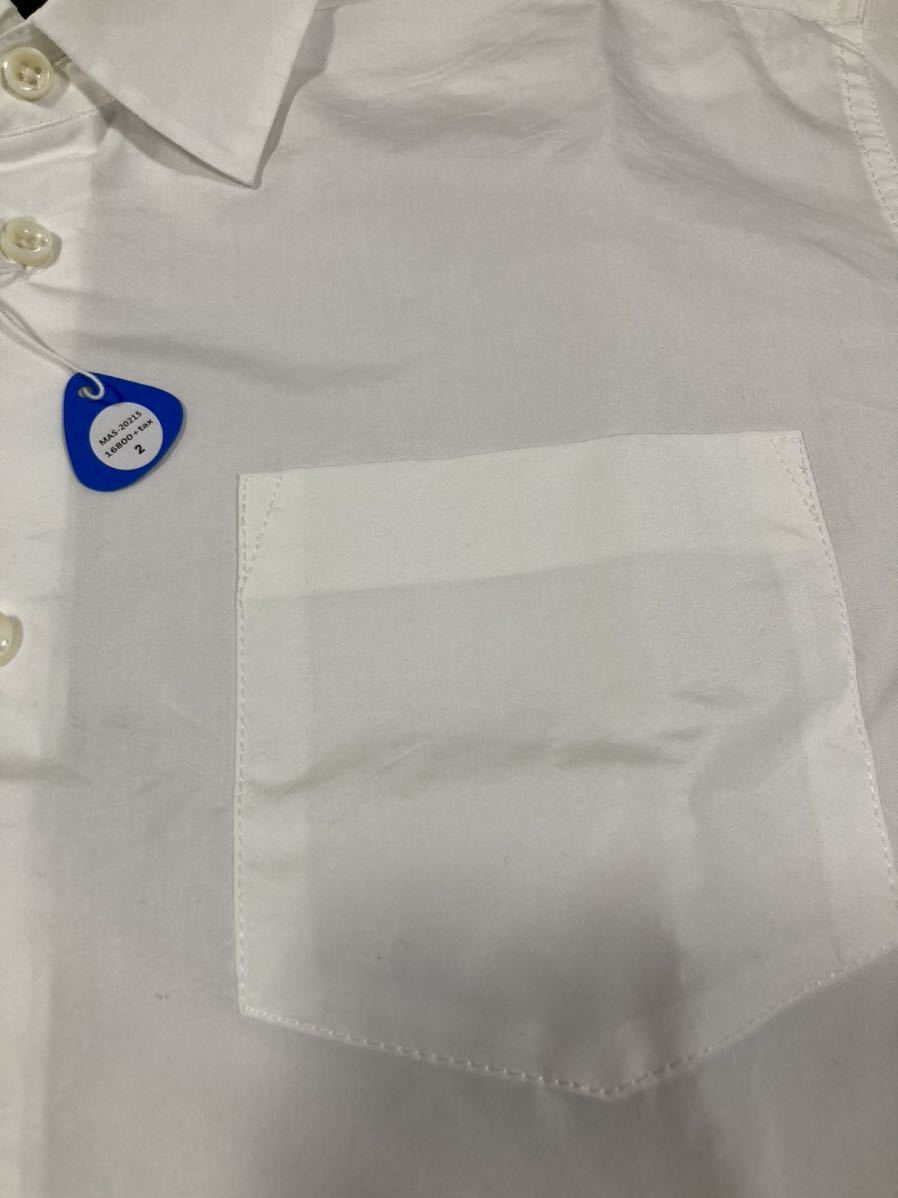 【新品】maillot マイヨ　Outlast Laid Back Regular Shirt MAS-20215 size 2 ホワイ_画像4