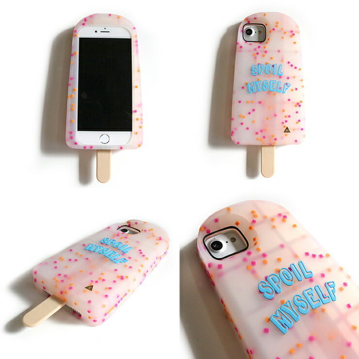 新品　iPhone ８／7／6s／6　iPhoneケース 　ACCOMMODE 正規品　 ice cream 　香り付き　カラー　ピンク _画像3