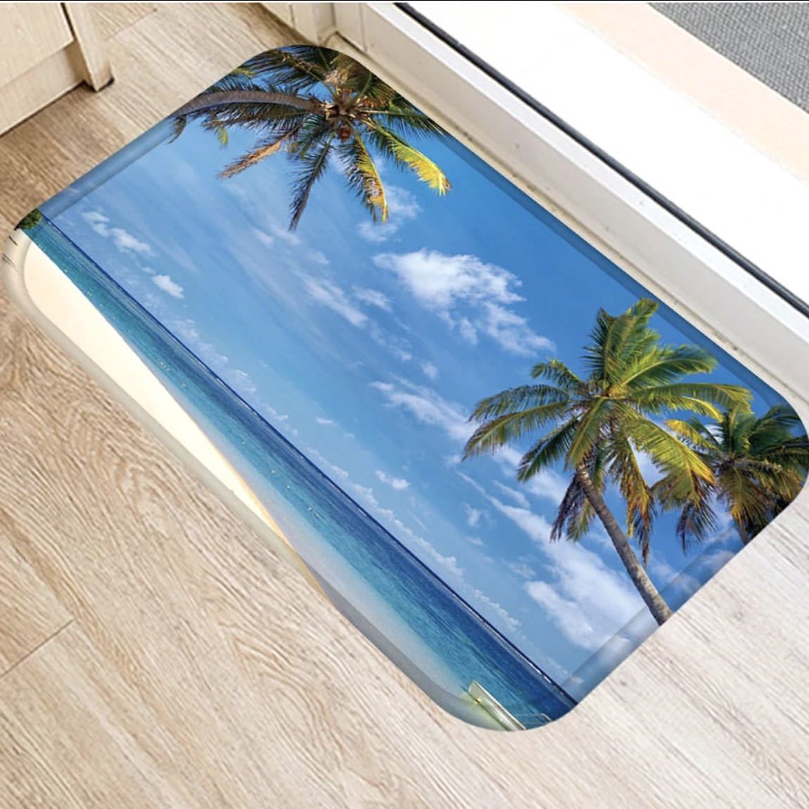 40×60/ море волна / коврик вход кухня туалет ковер пол / морской дайвинг Surf пляж Гаваи Nankoku песок . серфинг набережная cocos nucifera пустой 