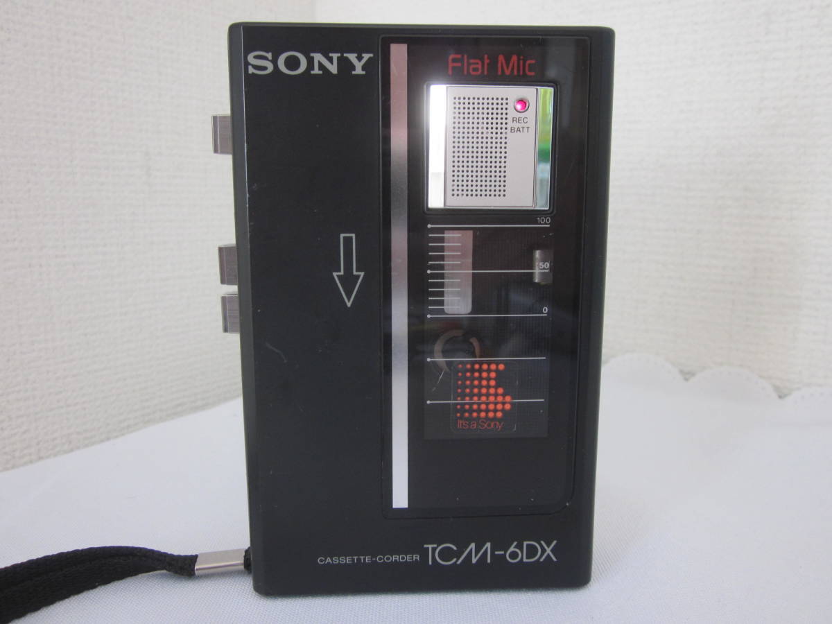 SONY　カセットレコーダー　TCM-6DX　★通電OK!ジャンク_画像1