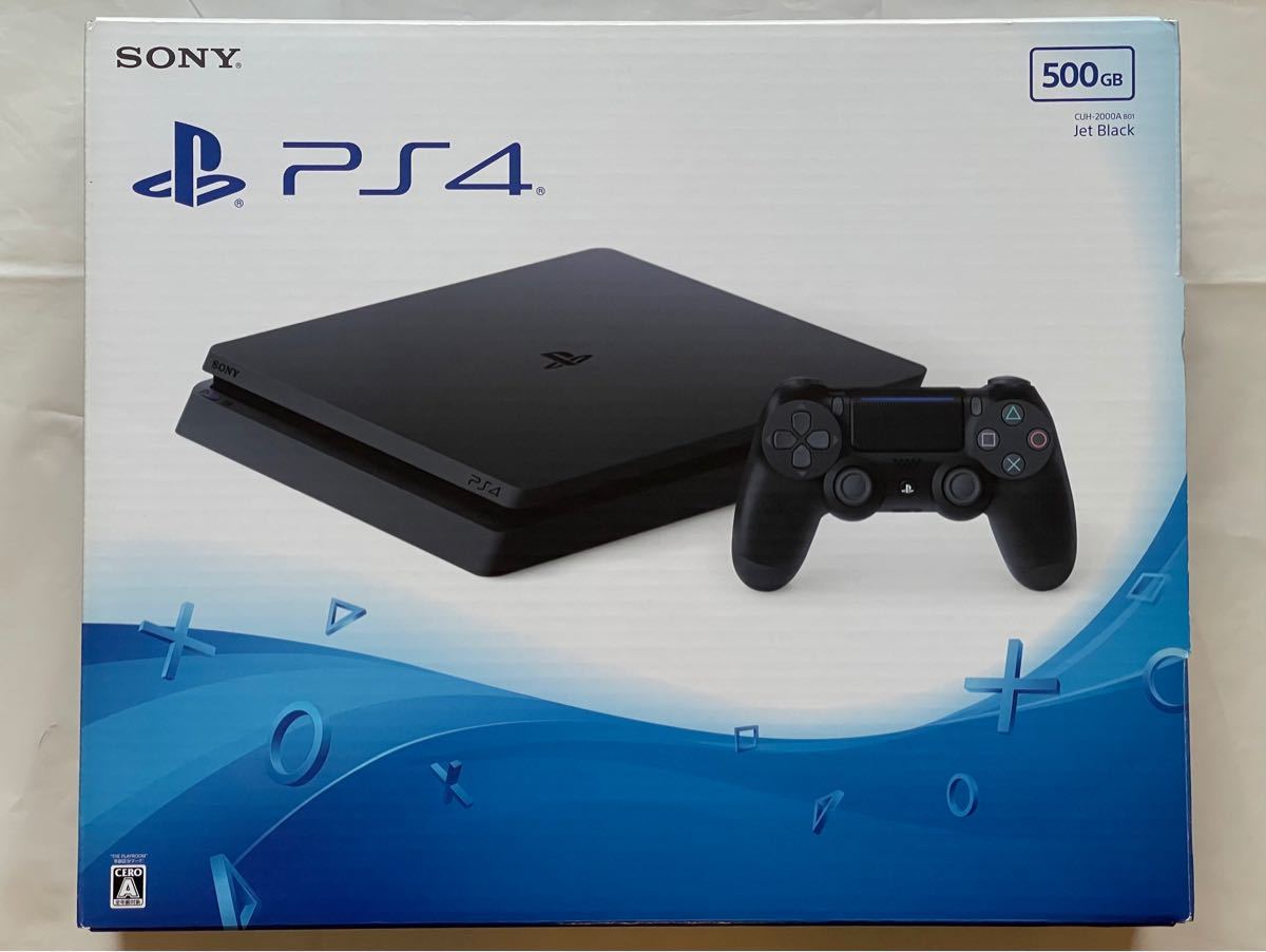 プレイステーション4 PS4 HDD 500GB ジェット・ブラック CUH-2000AB01 本体