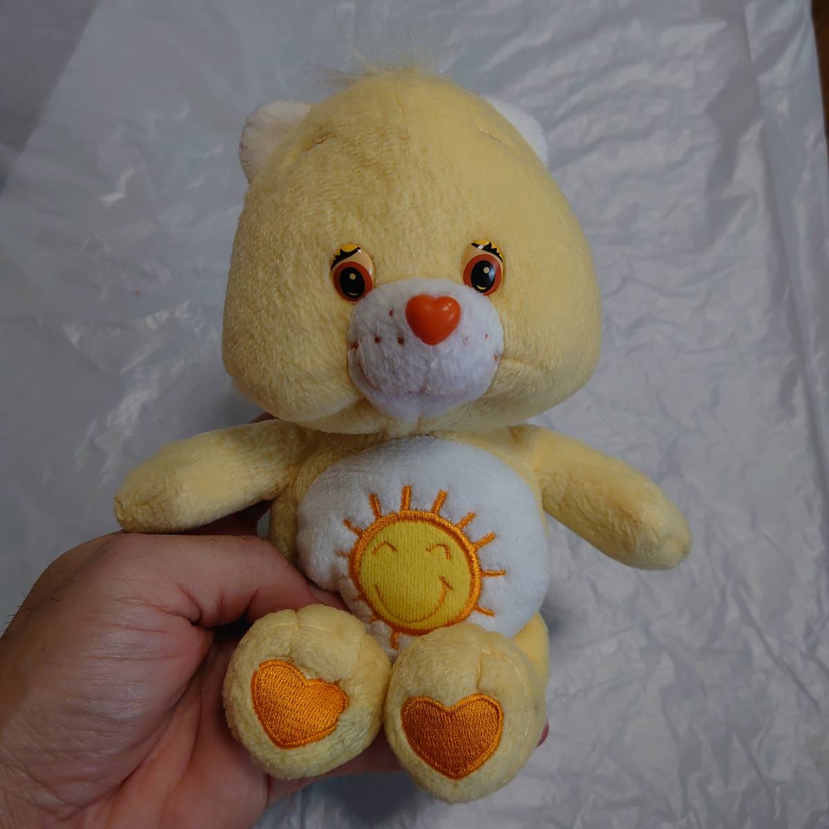 ケアベア Care Bears 6インチベア Funshine Bear PLAY ALONG TOY社製 ヴィンテージ 2002年 ファンシャインベア_画像1