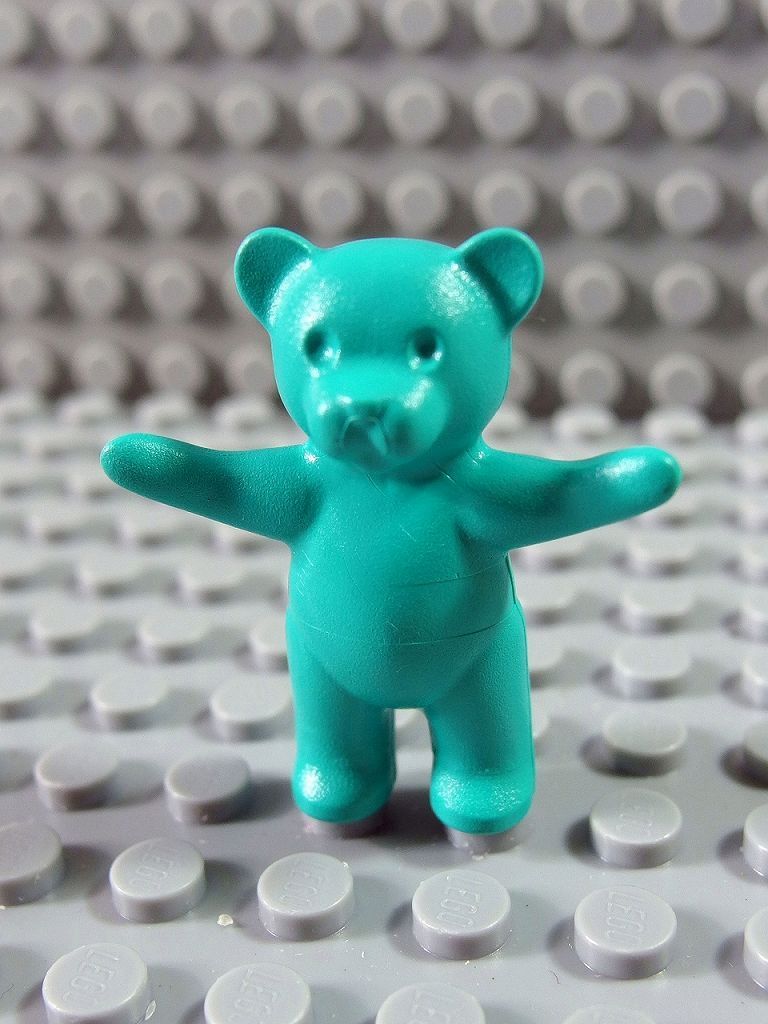 ★LEGO★動物★Teddy Bear_A_Light Turquoise(6186-040)_画像1