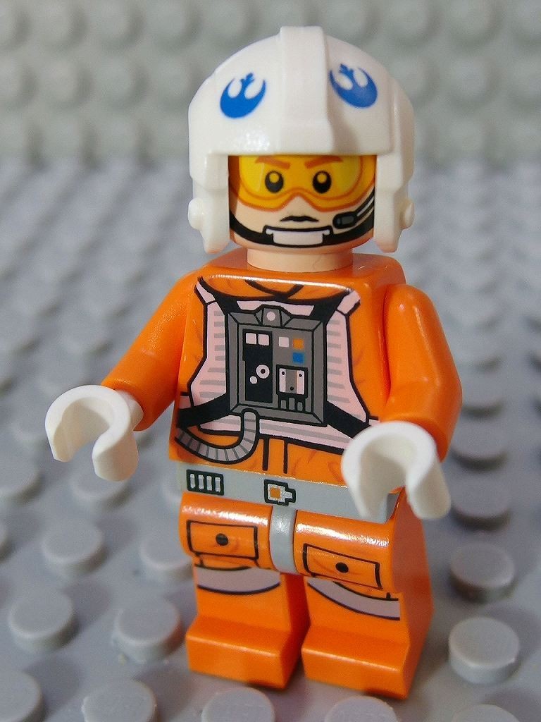 ★LEGO★ミニフィグ【スターウォーズ】Snowspeeder Pilot_C(sw597)_画像1