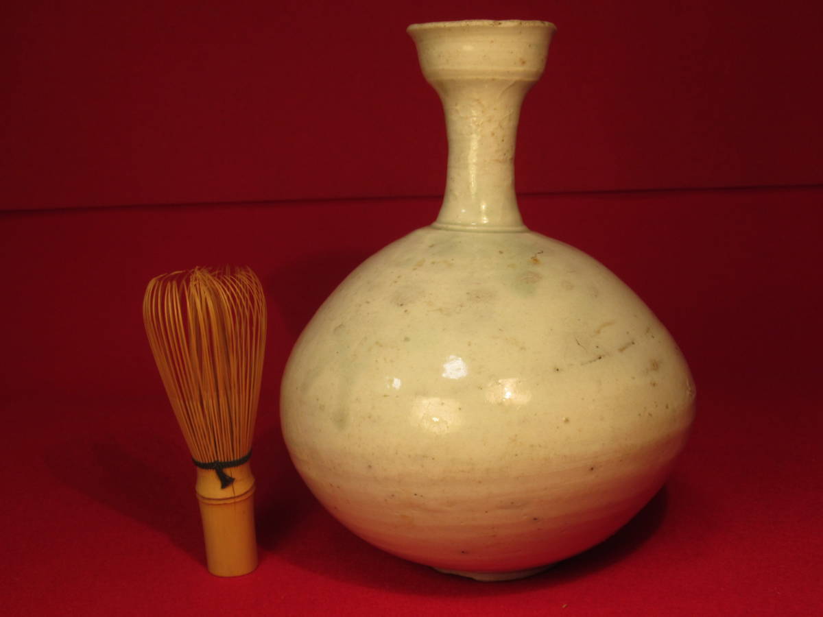 オリジナルデザイン手作り商品 李朝 青磁 徳利 時代保証品 - 通販