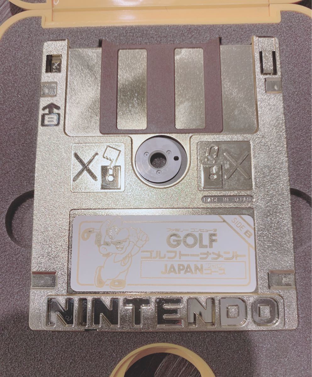 非売品】任天堂 ファミコンディスクシステム用 ゴールドディスク