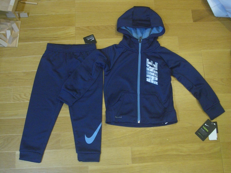  including carriage new goods Nike Nike top and bottom set 100cm 4T 76C573-B9K DRI-FIT BINARY-BLUE free shipping 