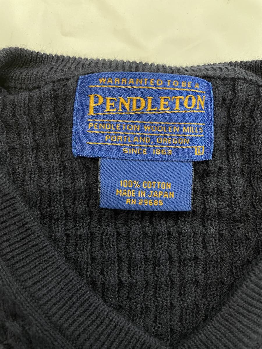 古着 2160 Lサイズ PEMDLETON ペンドルトン カーディガン セーター ビンテージ オリジナル vintage 70 80 90 old オールド USA_画像3
