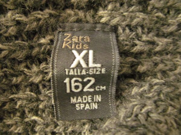 (39932)ZARA Kids девочка кардиган короткий рукав g черпак man 160 162.XL