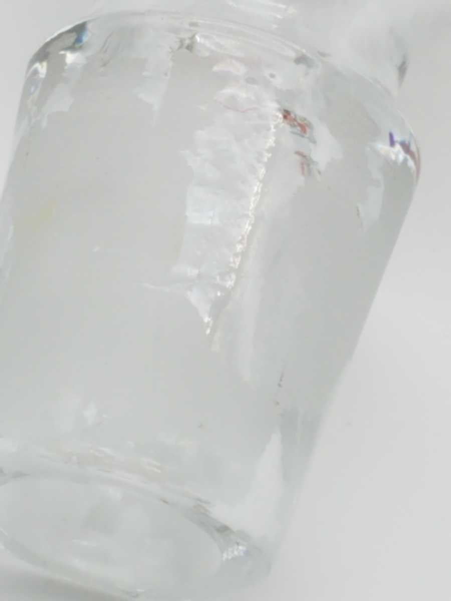 IVIMA ポルトガル製 デキャンタ ハンドペイント 高さ約21.5cm 花柄 ガラス製 カラフェ 水差し ピッチャー ガラスボトル デカンタの画像2