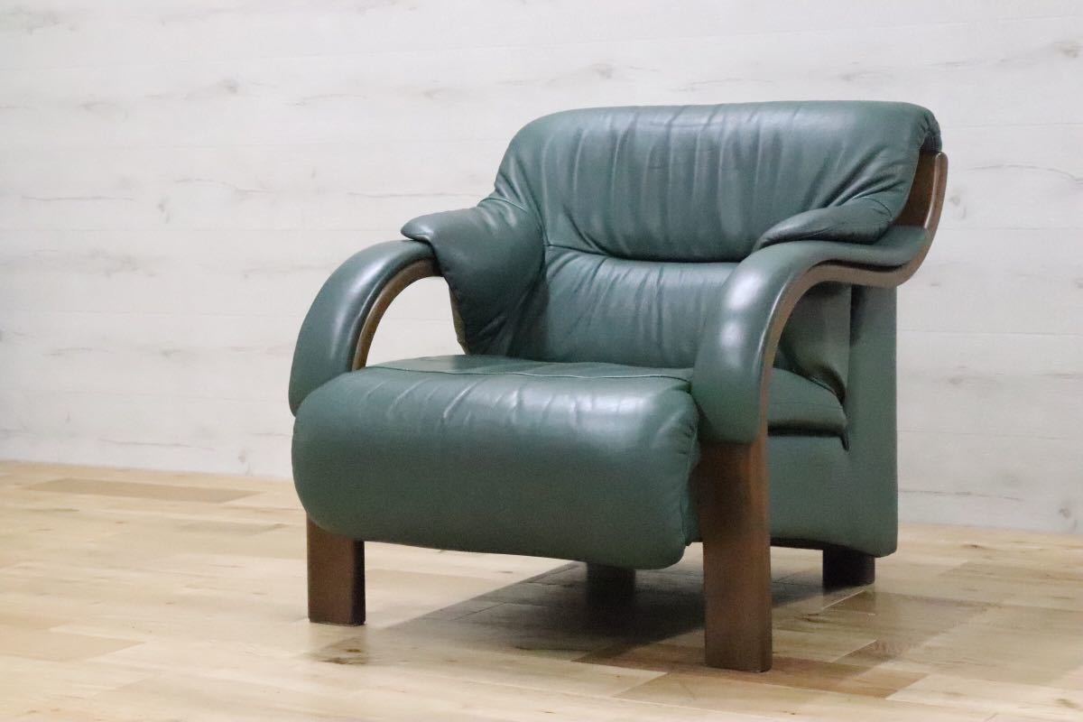 訳あり商品 Fuji / 冨士ファニチア GMEK54○ furniture 家具 曲木 国産 ラウンジチェア 革張り シングルソファ 1人掛けチェア 革製 訳あり商品 Fuji / 冨士ファニチア GMEK54○ furniture 家具 曲木 国産 ラウンジチェア 革張り シングルソファ 1人掛けチェア 革製