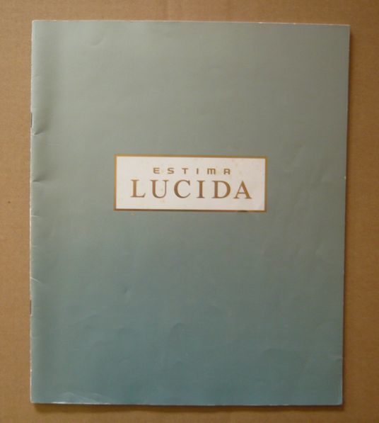 ★【LUCIDA】トヨタ TCR11/10/21/20 エスティマルシーダ カタログ 93年8月 送料無料