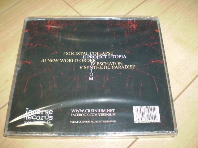 ○新品！Creinium/Project Utopia*テクニカルデスメタルdeath metalブラックメタルスラッシュthrash_画像2