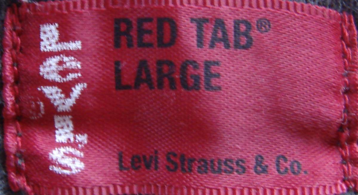 LVC Levi’s ＲＥＤ ＴＡＢ LEVI'S リーバイスロングTシャツ 胸ポケットタグ付き 日本製 長袖Ｔシャツ 少数販売品_画像6
