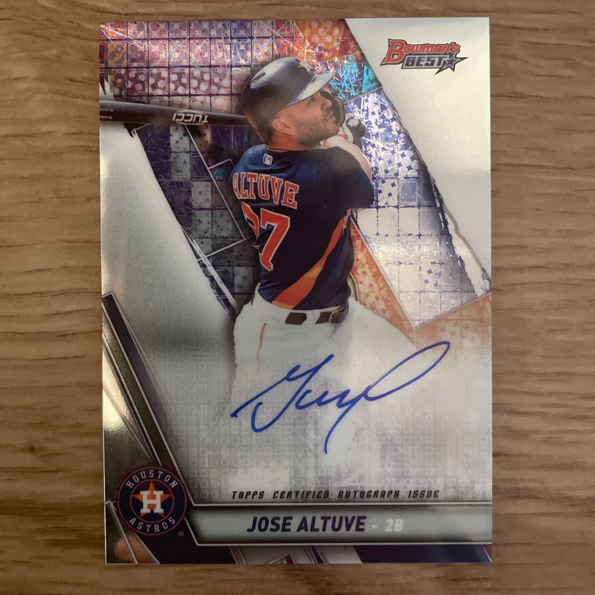 アルトゥーベ　 直筆サインカード　 Topps Auto Autograph BASEBALL