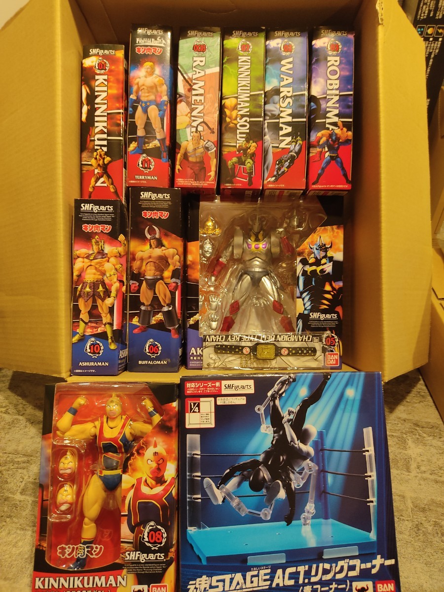 S H Figuarts キン肉マン 10体 リングコーナー セット おまけ付 S H Figuarts キン肉マン 10体 リングコーナー セット おまけ付