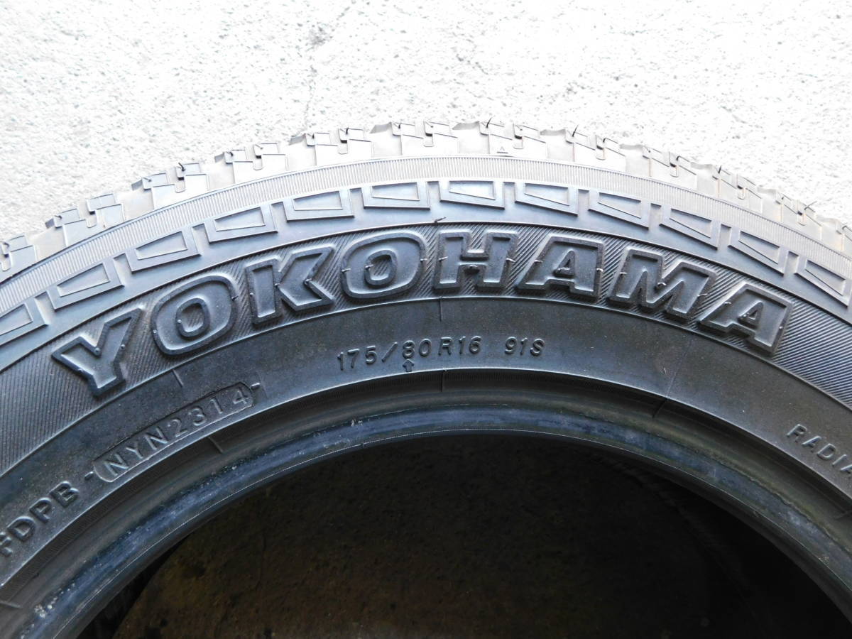 ★YOKOHAMA GEOLANDAR A/T-S 16インチ★175/80R16 91S 残り溝:5mm以上 2014年 4本 MADE IN JAPAN_画像6