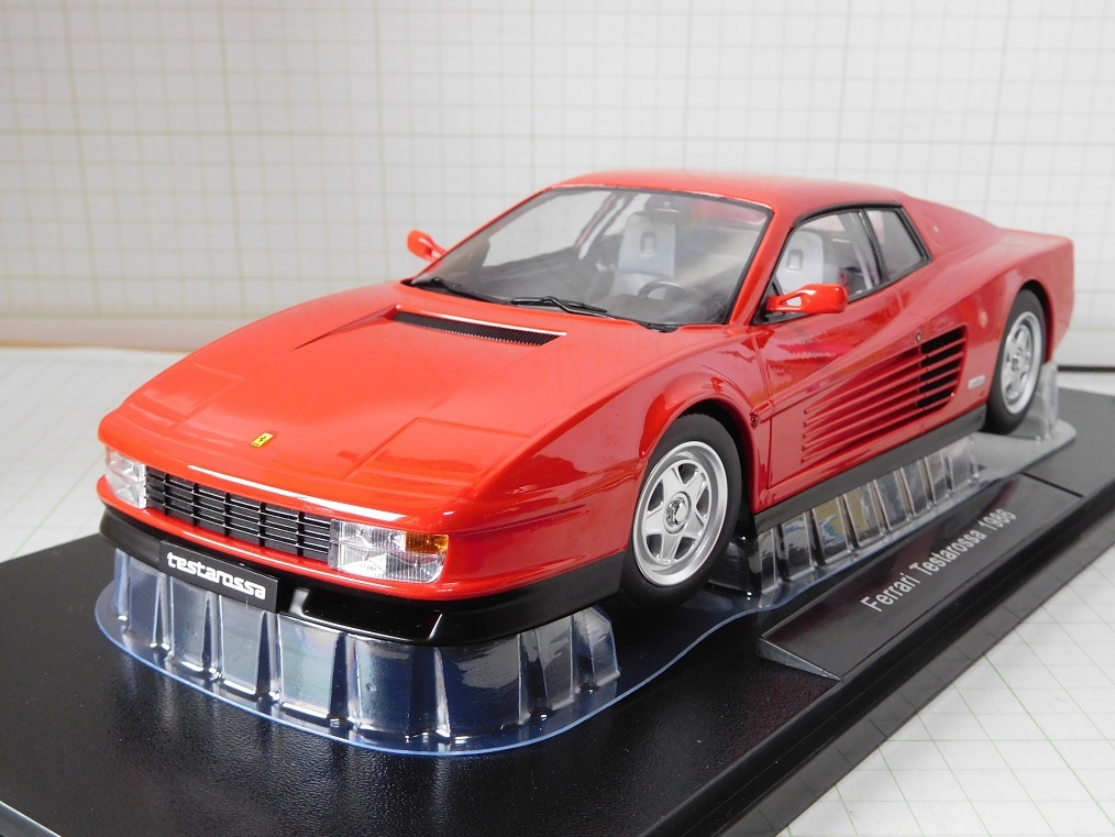 ◎KK-Scale 1/18 フェラーリ テスタロッサ レッド 1986 (両ミラー