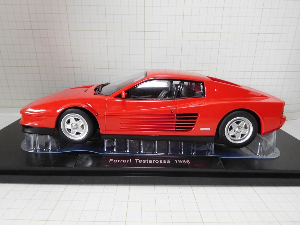 ◎KK-Scale 1/18 フェラーリ テスタロッサ レッド 1986 (両ミラー