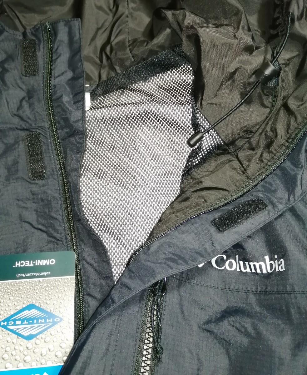 【黒色】Columbia Pouring Adventure2 ジャケット