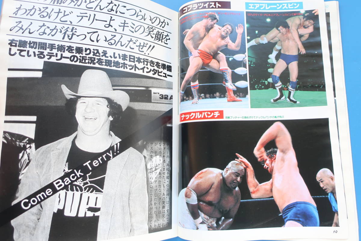 プロレスアルバム3/昭和55年永久保存版グラビア特集:テリー・ファンク Terry Funk テキサス・ブロンコ 荒馬+特別付録ジャンボポスター付き_画像4