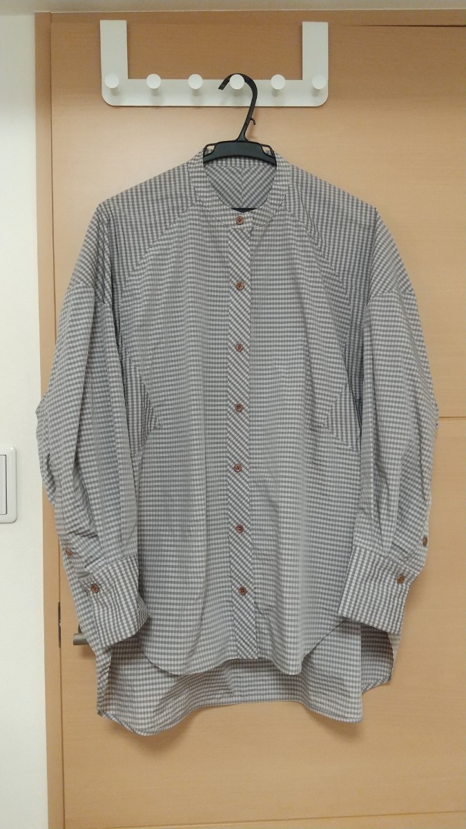 卸し売り購入  スタンドカラーオーバーシャツ マチャット シャツ/ブラウス(七分/長袖)