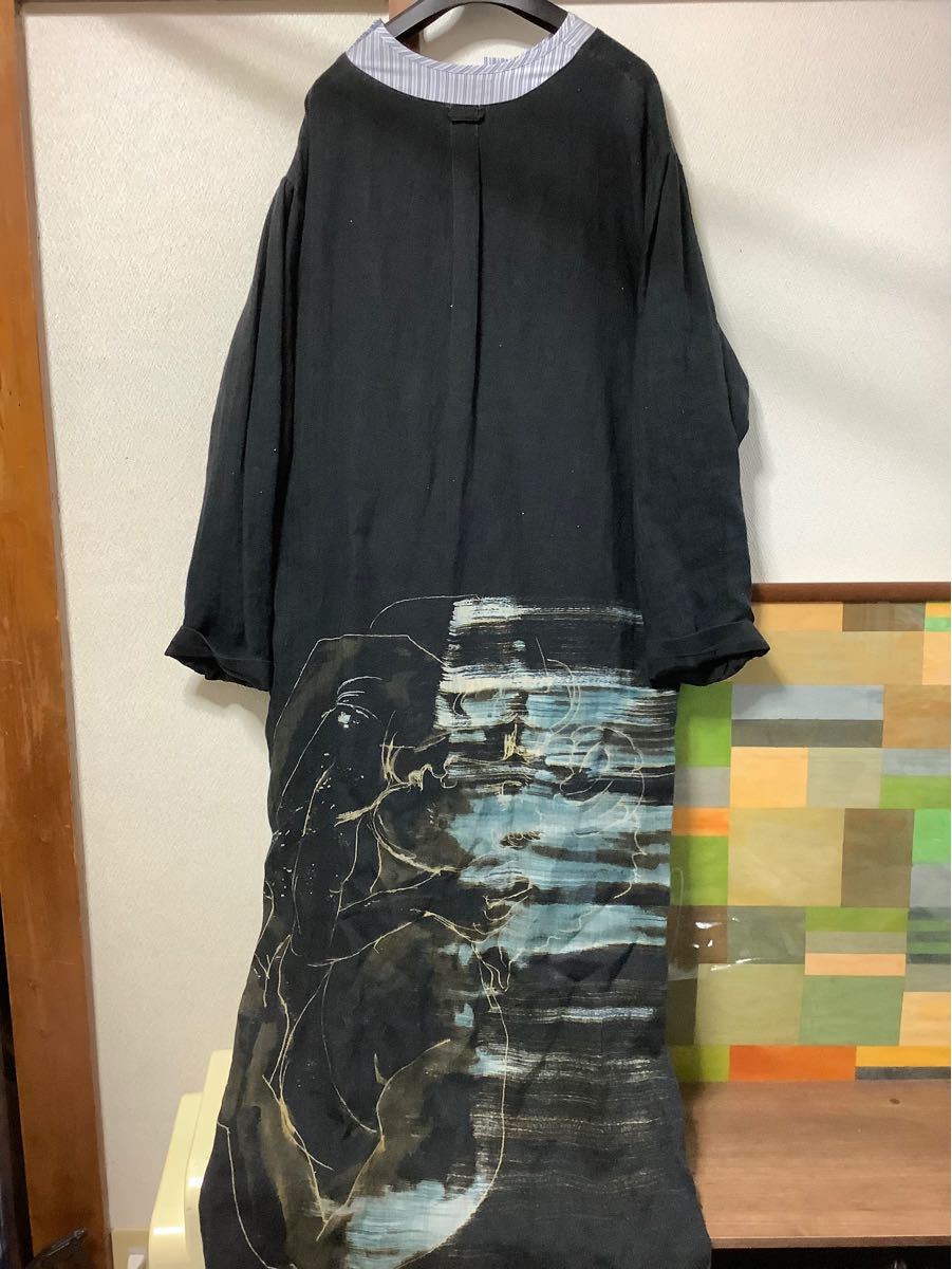 Yohji yamamoto pour homme 20ss ヨウジヤマモト ロングシャツ 朝倉