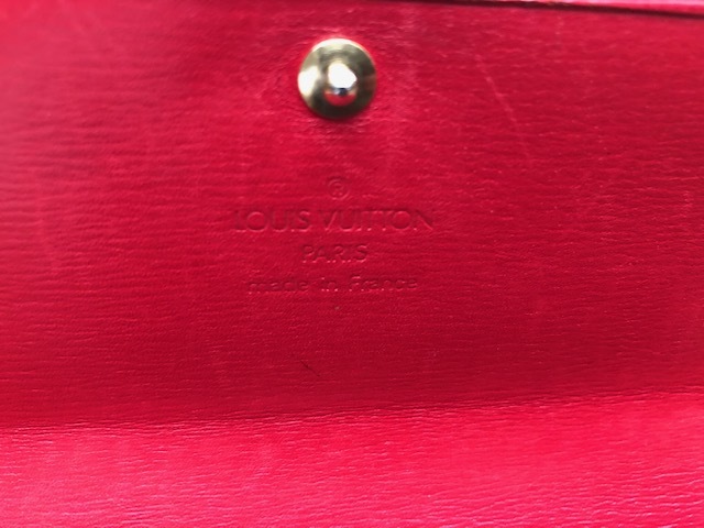 美品【正規品】(Made In France)　LOUIS VUITTON（ルイ・ヴィトン）エピ　ポルトモネ・クレディ【長財布】COLOR=カスティリアンレッド _画像6