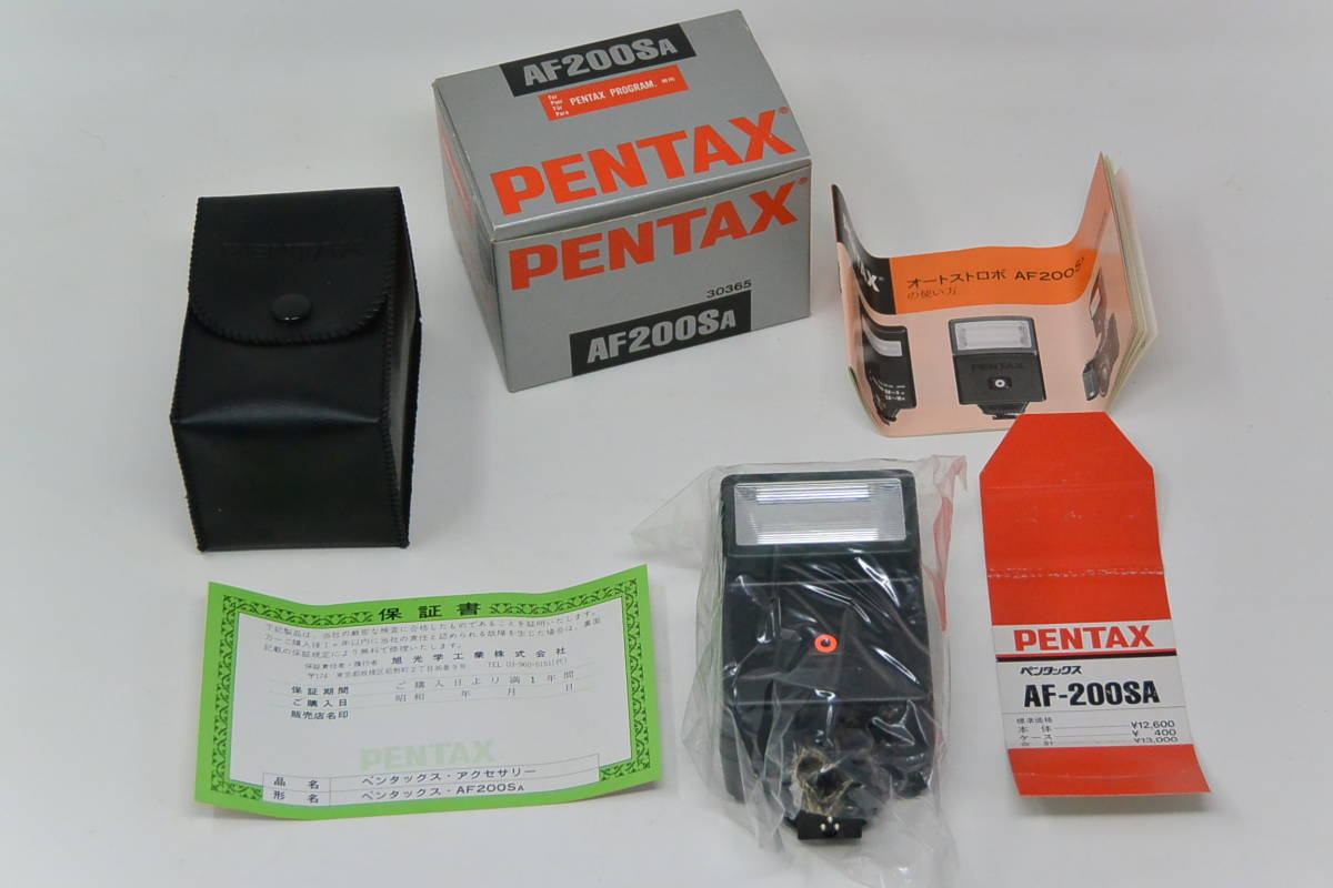 ★新品★ PENTAX ペンタックス AF 200SA オートストロボ デッドストック 棚ずれ