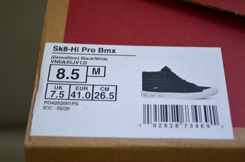 新品未使用 VANS バンズ x DEMOLITION SK8HI PRO BMX スケートハイ プロ BMX ブラック 定価13,200円 US8.5 26.5センチ 送料無料_画像10